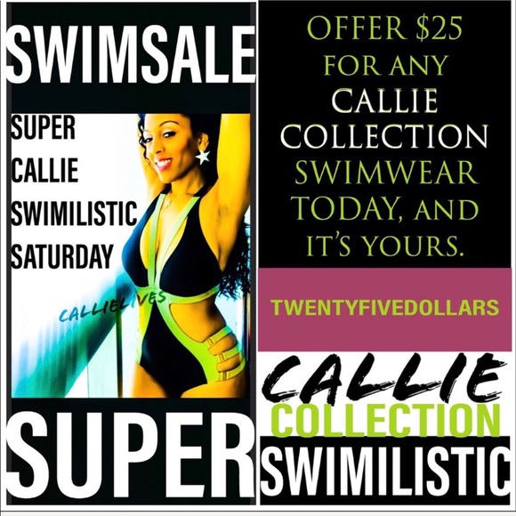 $25 SWIM SALE: all CALLIE Collection SWIMSUITS $25 - Picture 2 of 6